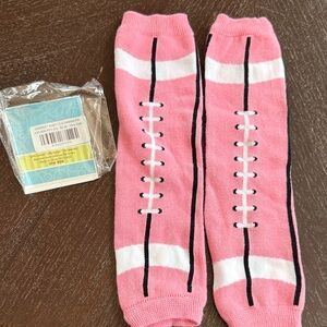 Baby Girl Pink Football Socks